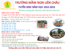 TUYỂN SINH 2022 2023