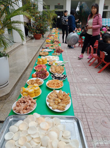 Tổ chức buffet cho bé trường mầm non Liên Châu