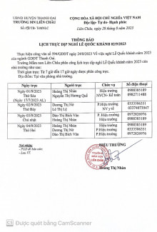 THÔNG BÁO NGHỈ LỄ QUỐC KHÁNH 02/9/2023