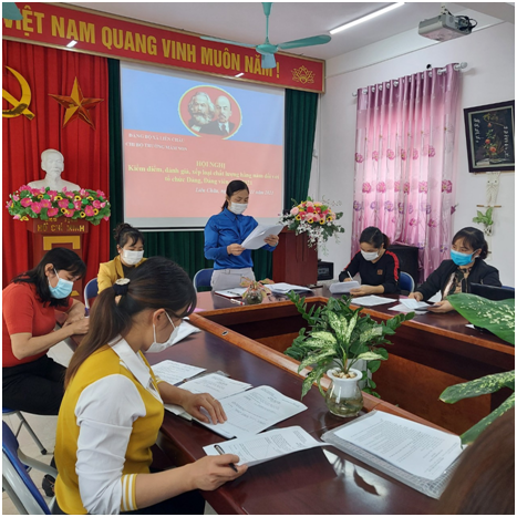 HỘI NGHỊ TỔ CHỨC ĐÁNH GIÁ XẾP LOẠI ĐỐI VỚI TỔ CHỨC ĐẢNG, ĐẢNG VIÊN NĂM 2021