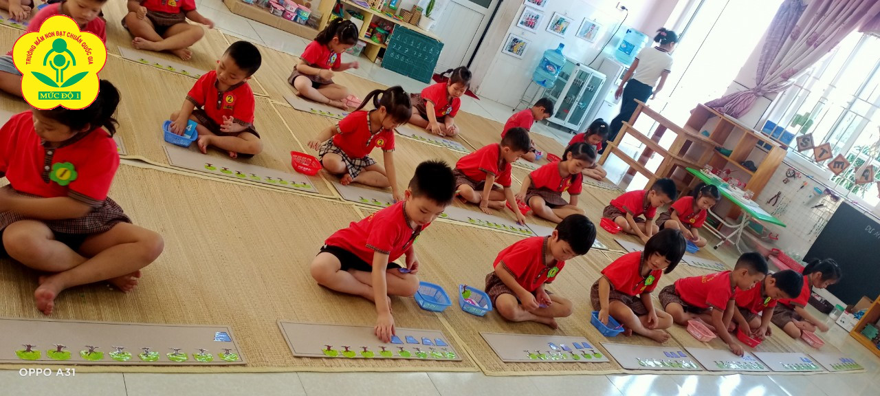 HOẠT ĐỘNG LÀM QUEN VỚI TOÁN LỚP A2