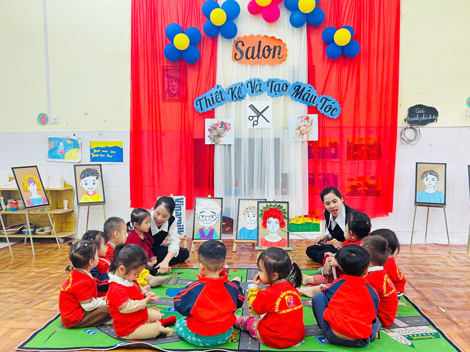 CĐ: Tạo hình mái tóc từ các nguyên vật liệu ( Nhà Trẻ )