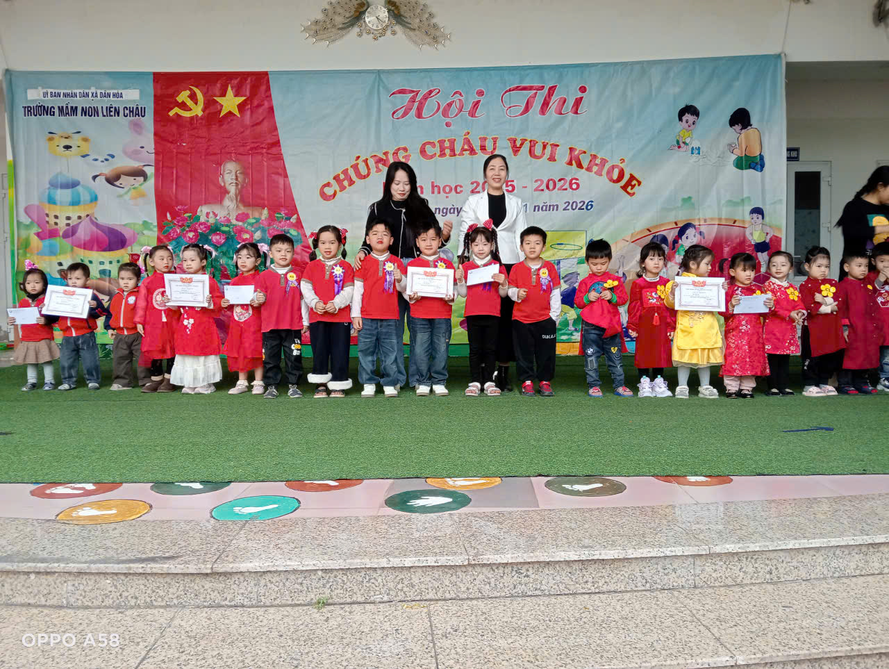 NGÀY HỘI CHÚNG CHÁU VUI KHỎE 2025-2026 CỦA CÁC BÉ MN LIÊN CHÂU